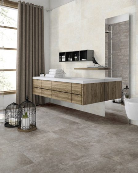 Pločica Tuscania Grey Soul Dark retificirana 61x61 cm – slika 1