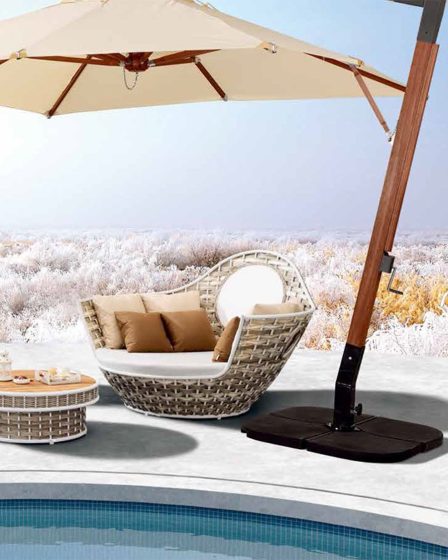 Idealaqua Shenzhou vrtni stol, 93 cm – slika 1