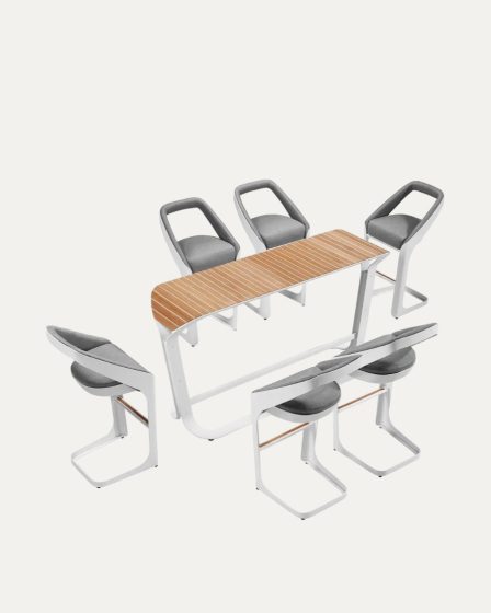 Idealaqua Onda Pininfarina vrtni barski stol 201x58 cm – slika 1